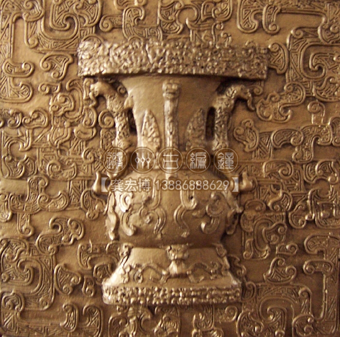古典文物裝飾方塊-銅尊